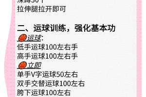 初学者如何选择适合自己的篮球训练频率？